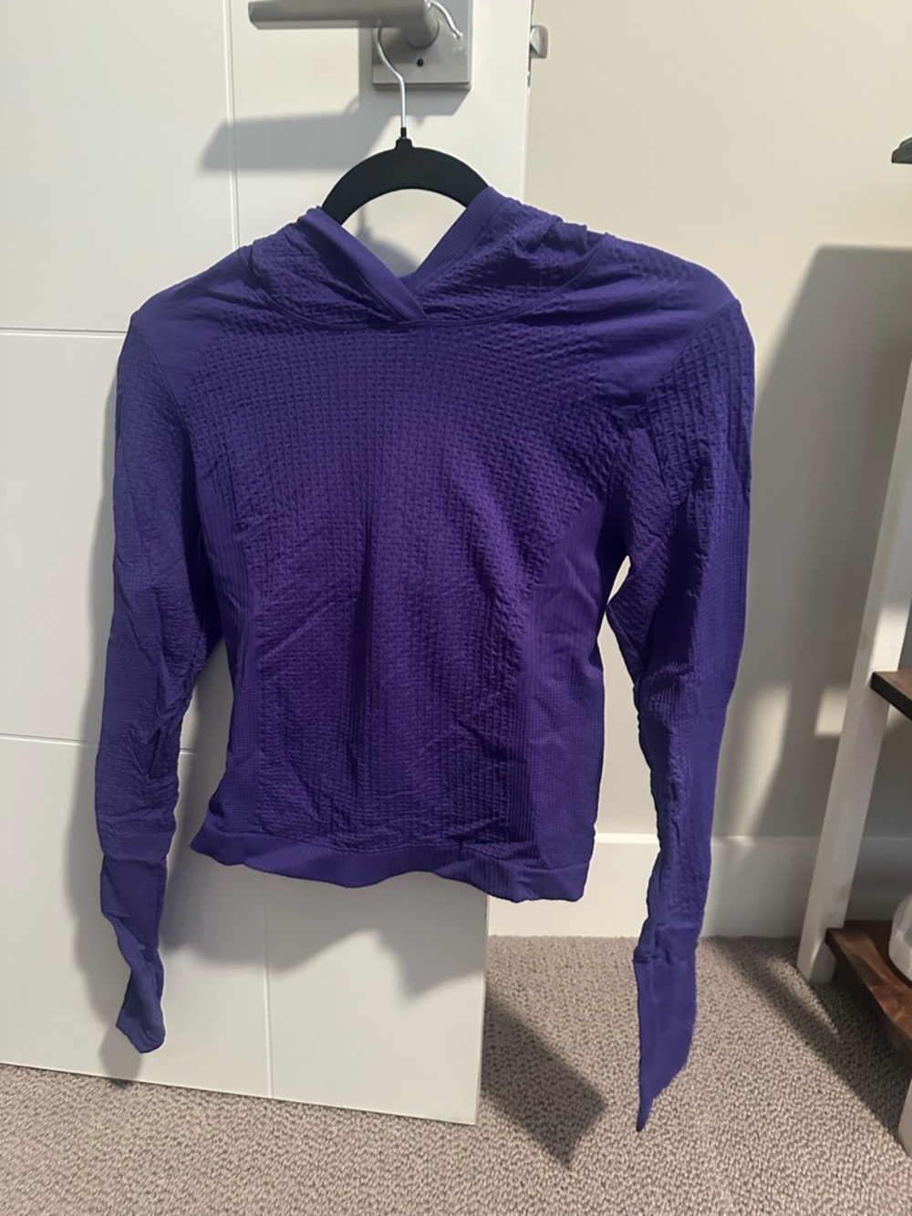 Athleta Flurry Seamless Crop Hoodie